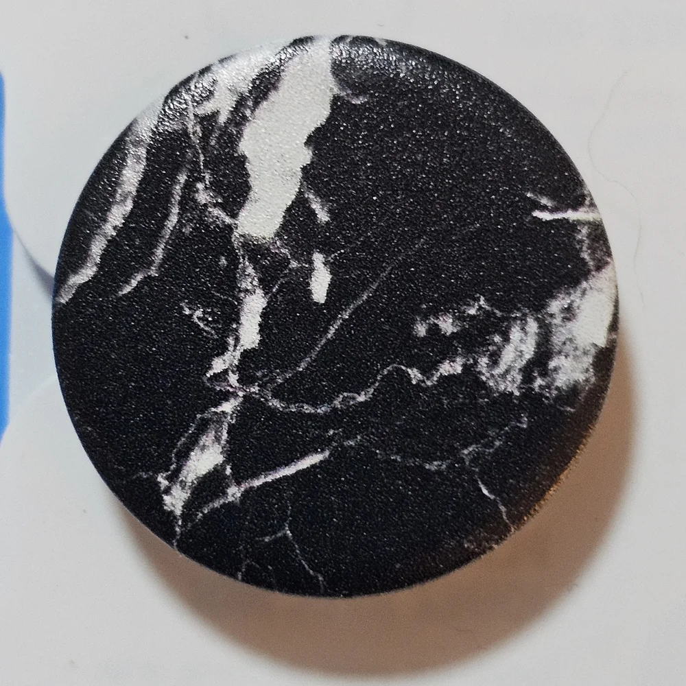 Popsocket - (X2) Black Marble PopMinis & (X1) Matte Black PopGrip (OPEN PACKAGE)